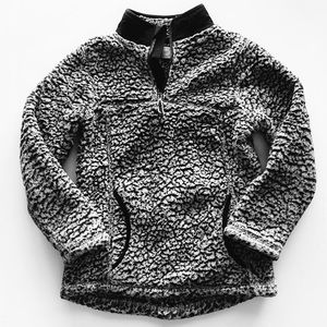 Adorable Fuzzy 3/4 Zip Jacket